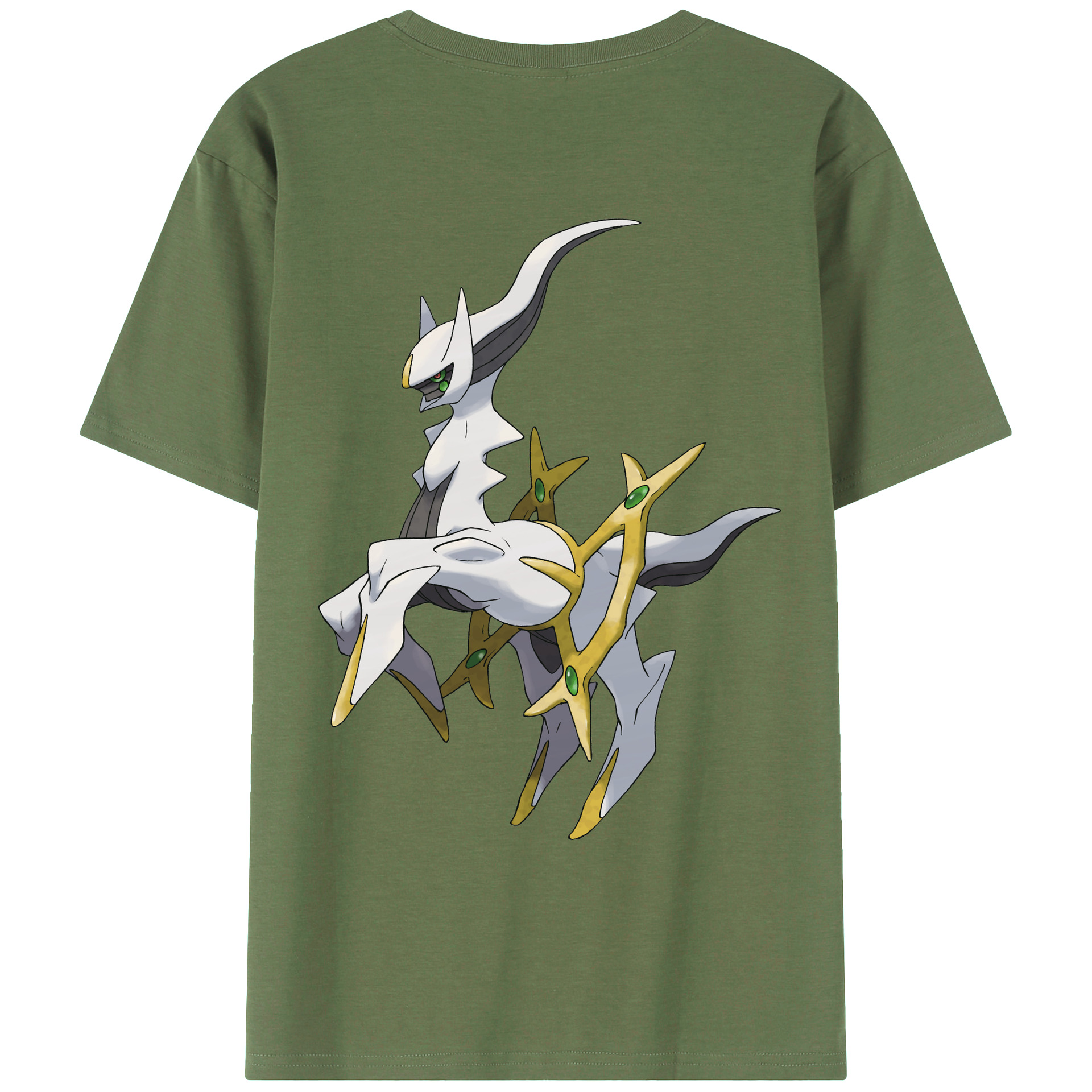 （画像用） ポケットモンスター Pokémon 綿100％ メンズ半袖Tシャツ（バックプリント） 通気性